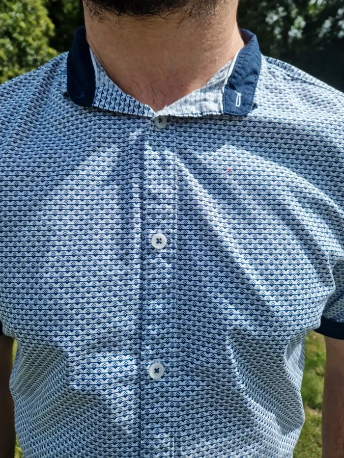👔 Chemise homme Brice Easy Slim Stretch – Taille S 👔 - photo numéro 4