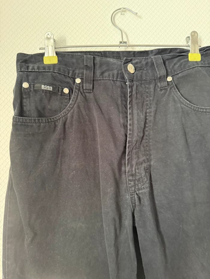 Pantalon noir vintage Hugo boss taille 40 - photo numéro 2