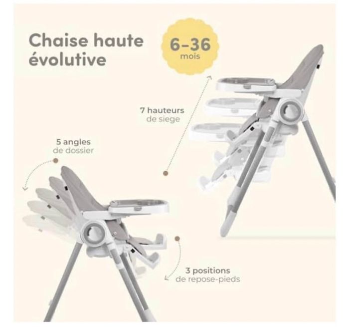 Chaise haute bébé - photo numéro 7
