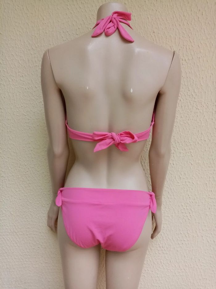 Maillot de bain 2 pièces rose Rodéo C&A taille 46 - photo numéro 2