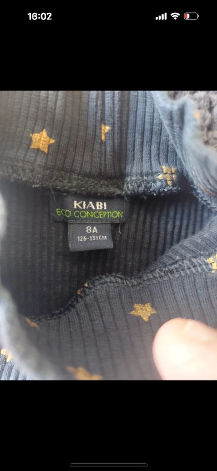 Tee-shirt manches longues fille Kiabi taille 8 ans - photo numéro 3