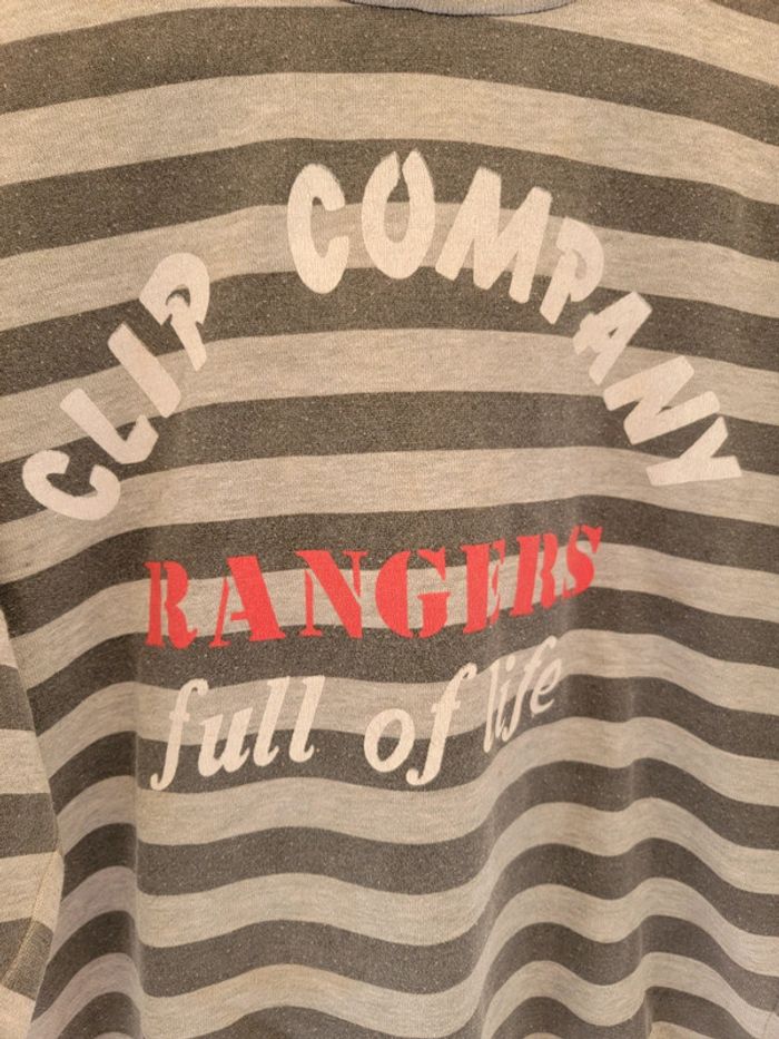 Sweat vintage clip company Rangers grunge tie and dye - photo numéro 2