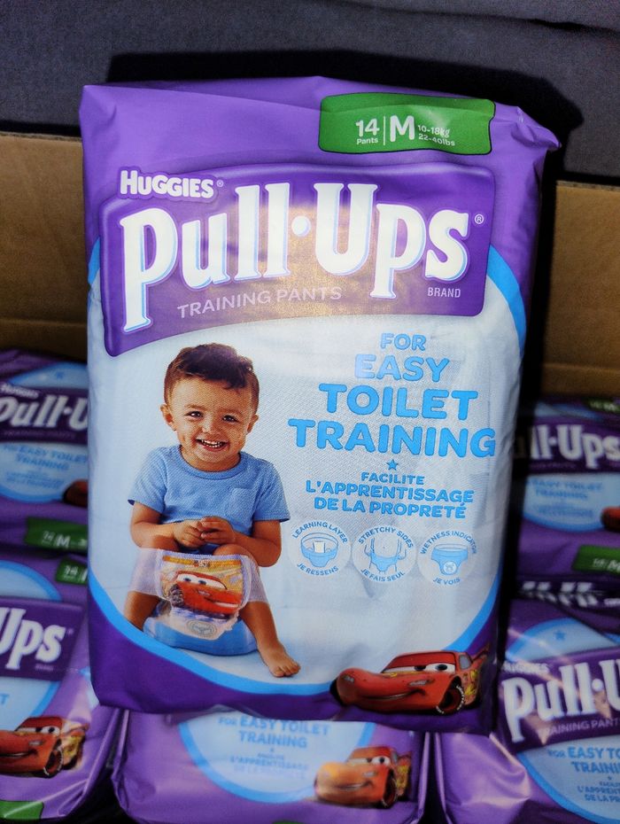 Couches culottes d'apprentissage huggies pull ups taille M - photo numéro 2