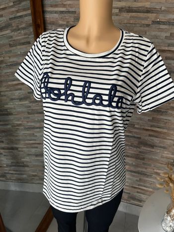 T-shirt à rayures taille 44