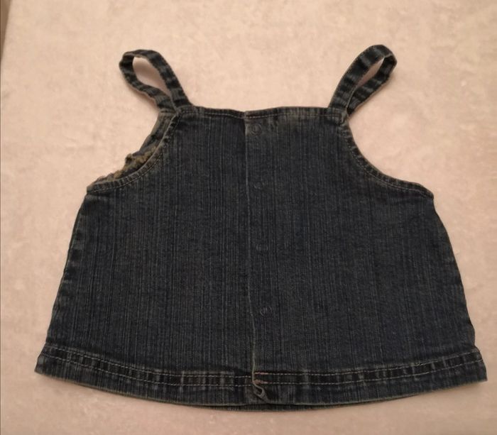 Top bretelles en jean - photo numéro 2