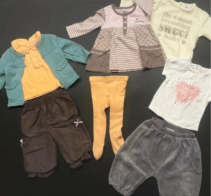 Lot hiver fille 6 mois – 17 articles - photo numéro 2