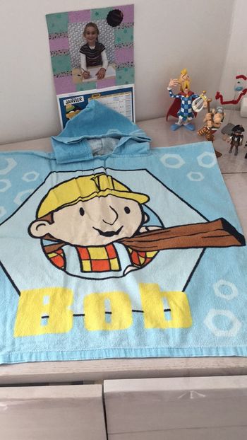 Serviette cape de bain Bob Le Bricoleur