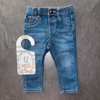 Jean bleu unisexe Kiabi / 12 mois / Très bon état