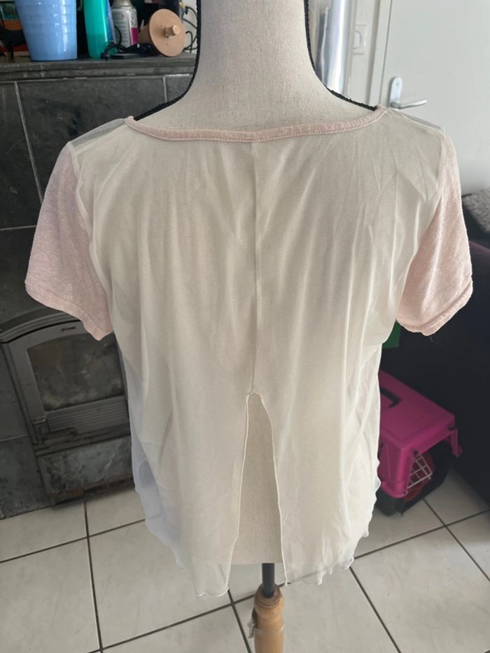 Blouse transparente ouverte au dos - photo numéro 2