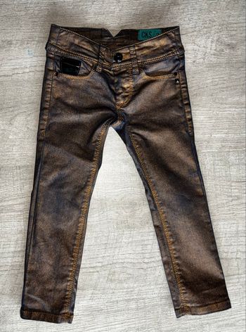 Pantalon marron doré 