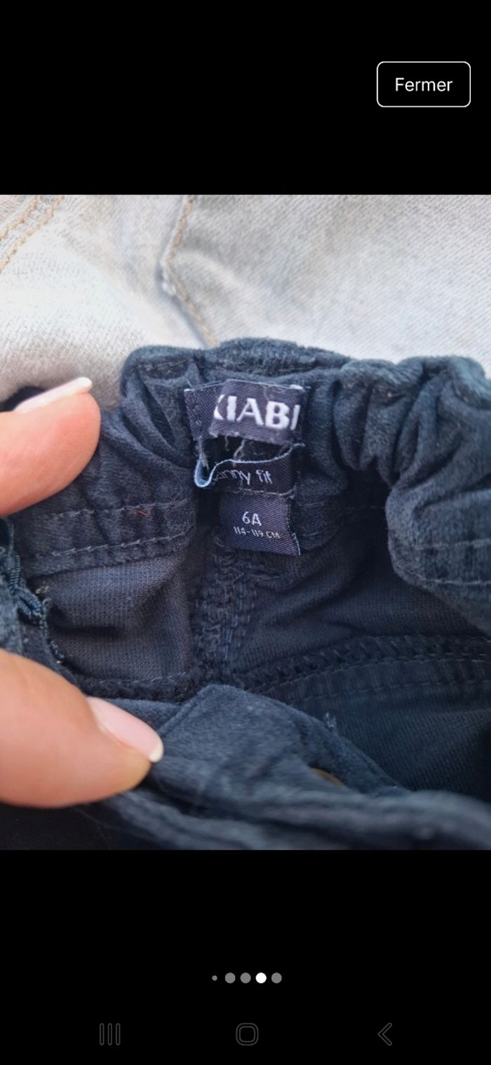 Lot 2 pantalons kiabi - photo numéro 7