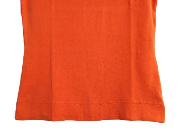 T shirt orange manches 3/4. Camaieu. Taille 1 / 36 / 38 - photo numéro 3