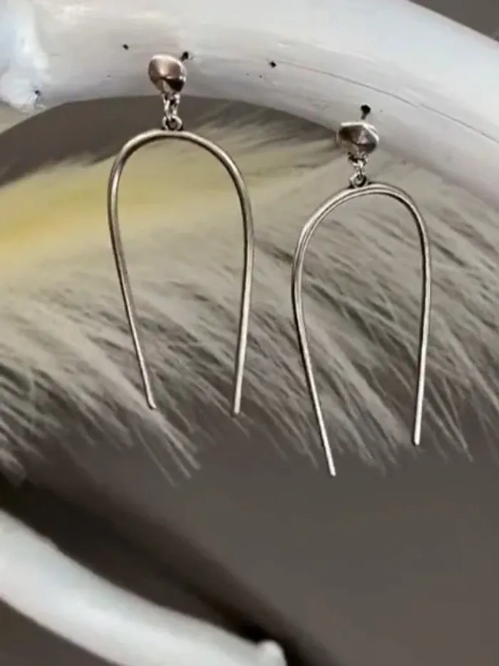 Boucles d'oreilles en U - photo numéro 3