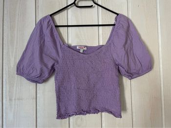 Haut court lilas - Jennyfer - S/M