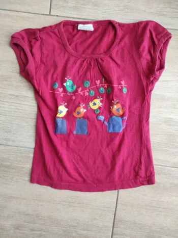 T shirt petits oiseaux