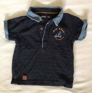 Polo manches courtes 12 mois