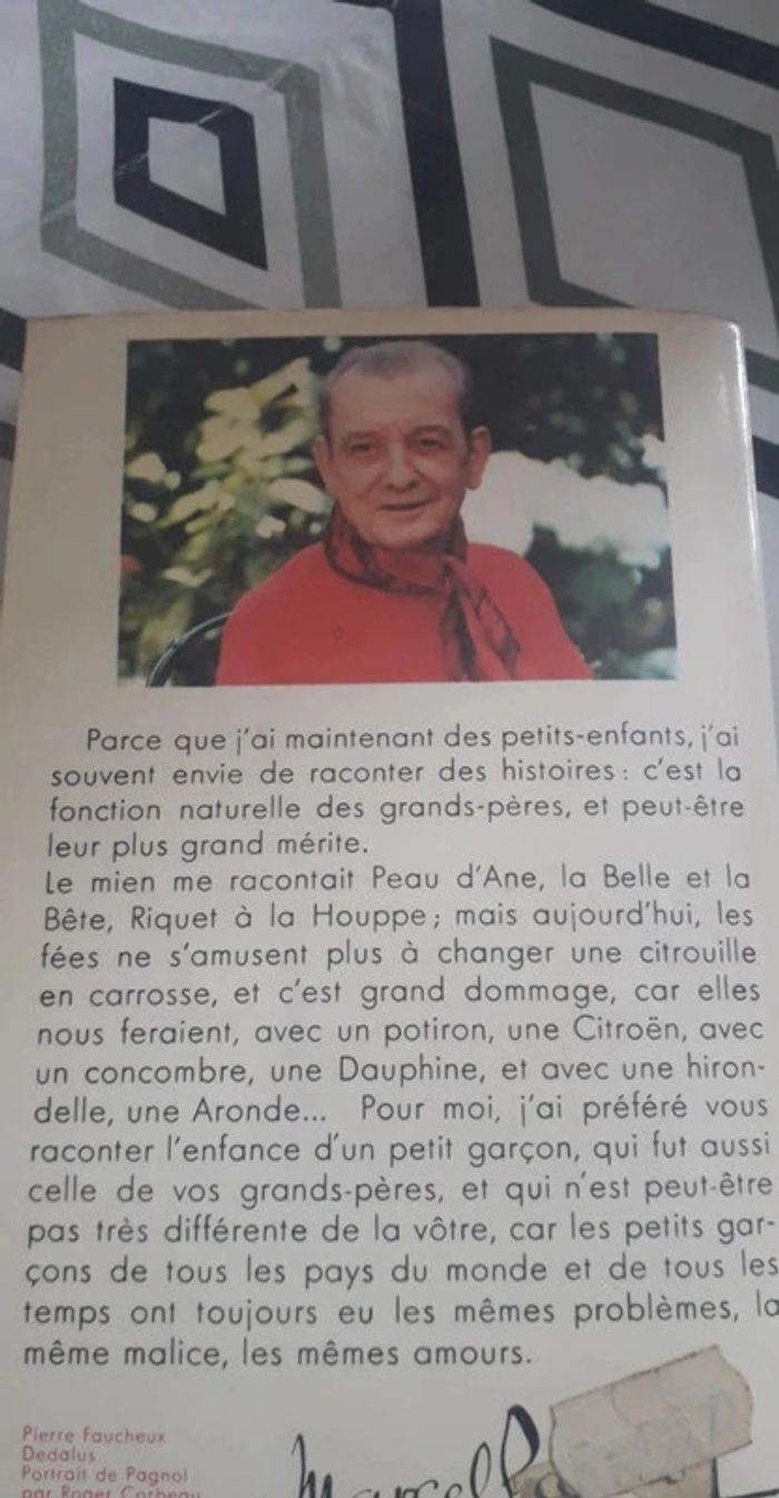 Livre / Marcel Pagnol / La gloire de mon père. - photo numéro 3