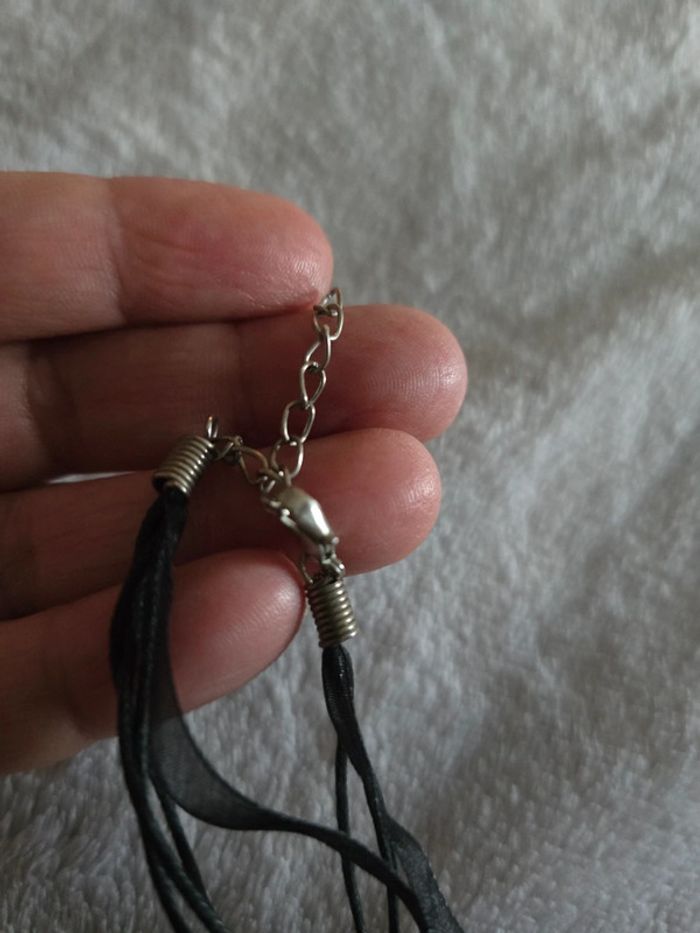 Collier cœur bleu - photo numéro 4