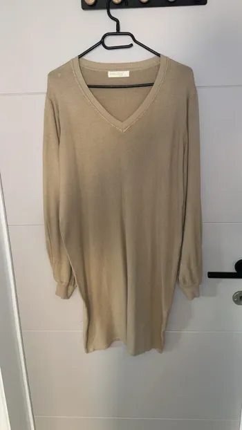 Robe pull beige foncé Hangar 86