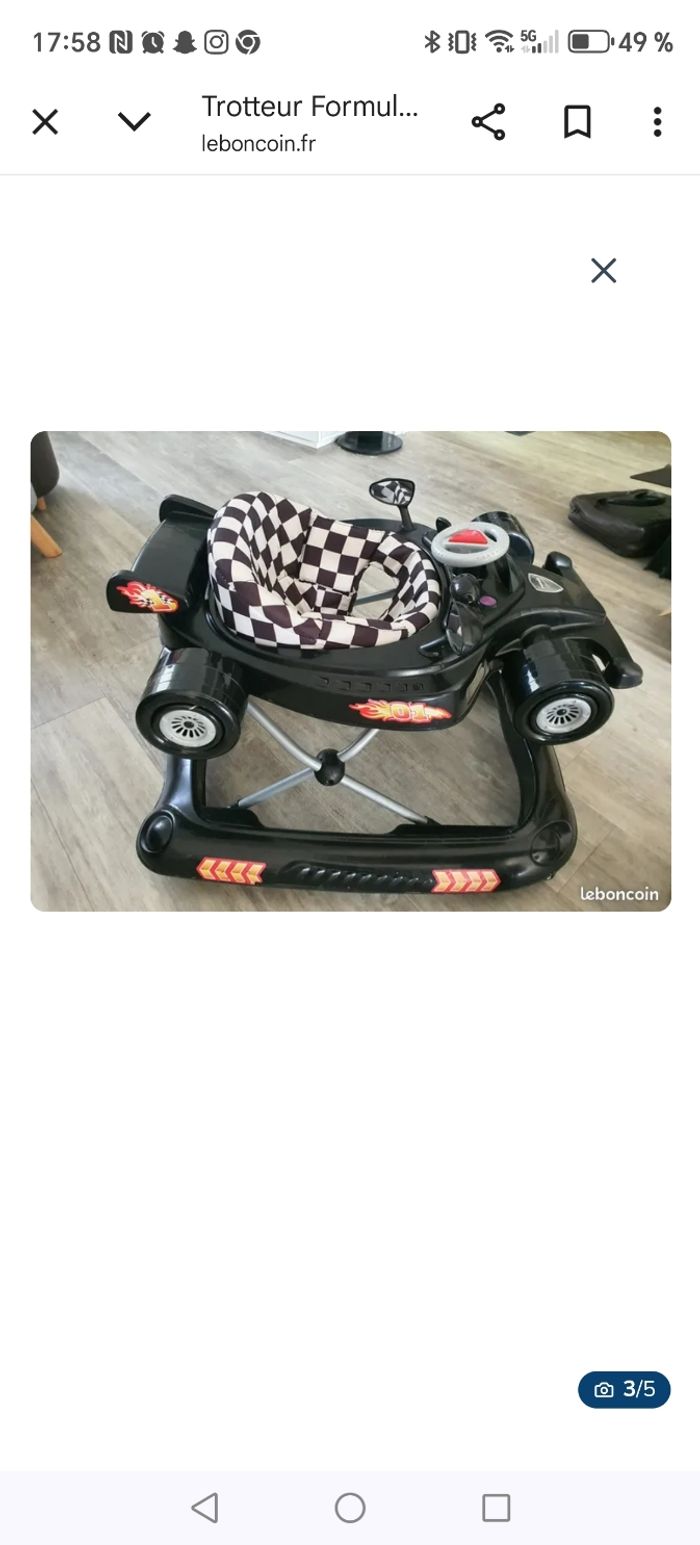 Trotteur Formule 1 Nania Racing - photo numéro 2