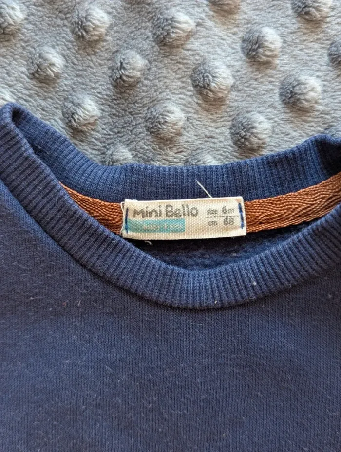 Ensemble mixte 6 mois Mini Bello #sweat #jogging #mode #automnal - photo numéro 3