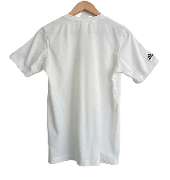 T shirt blanc manches courtes. Adidas. Taille 14 ans - photo numéro 4