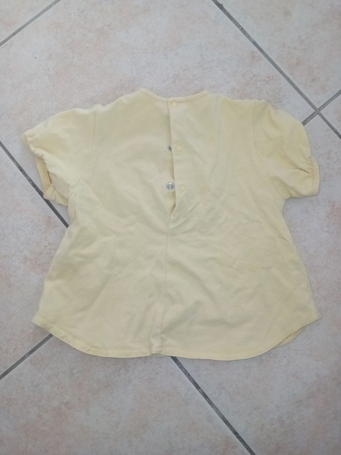 Tee shirt jaune 18 mois - photo numéro 2