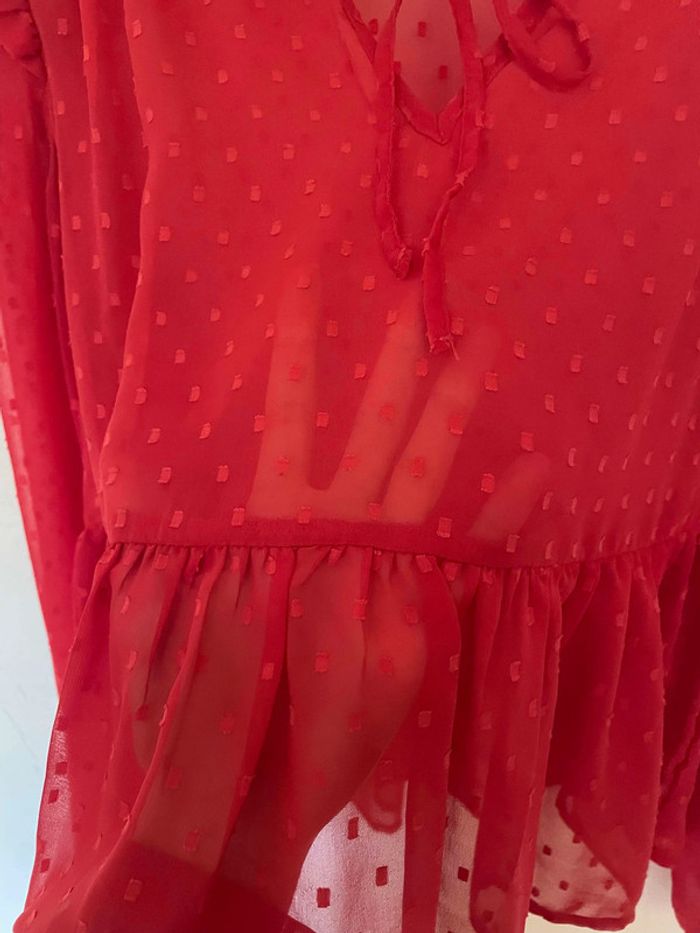 blouse rouge - photo numéro 4