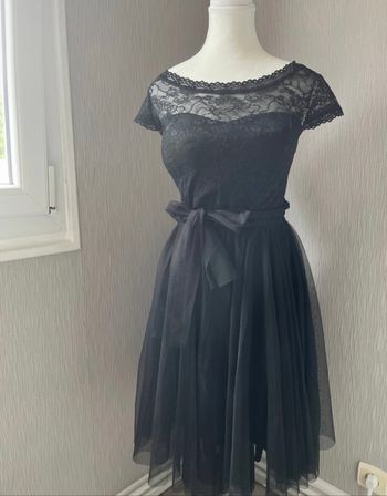🖤 Robe de soirée noire en tulle