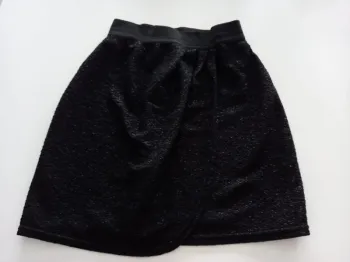Jupe noire portefeuille Elon