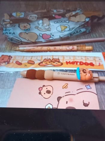 Trousse Capybara et ses accessoires