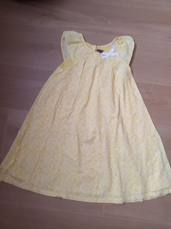 Robe 10ans  neuf sergent major  été jaune