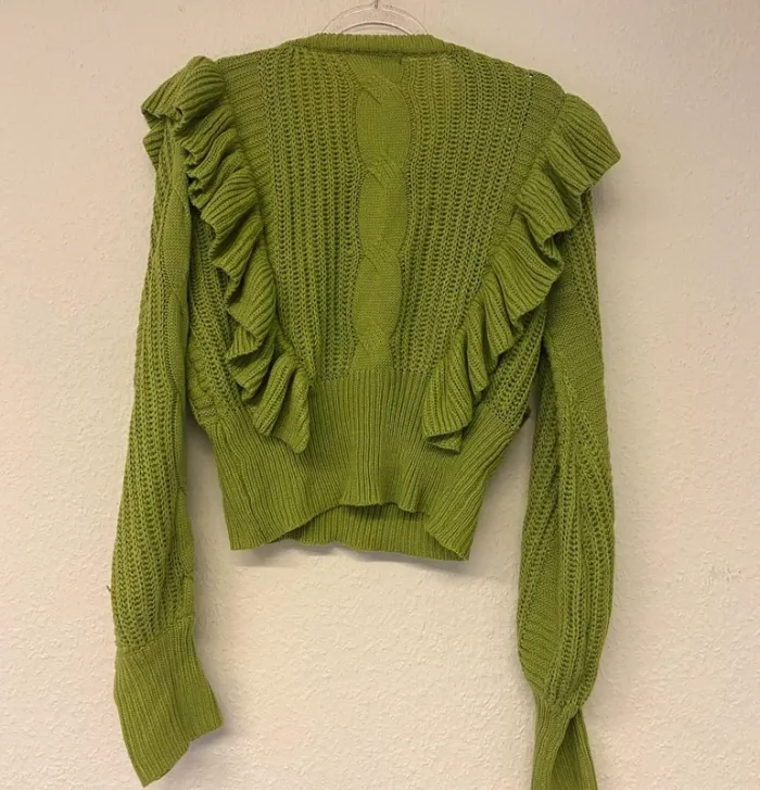 Pull vert - photo numéro 2