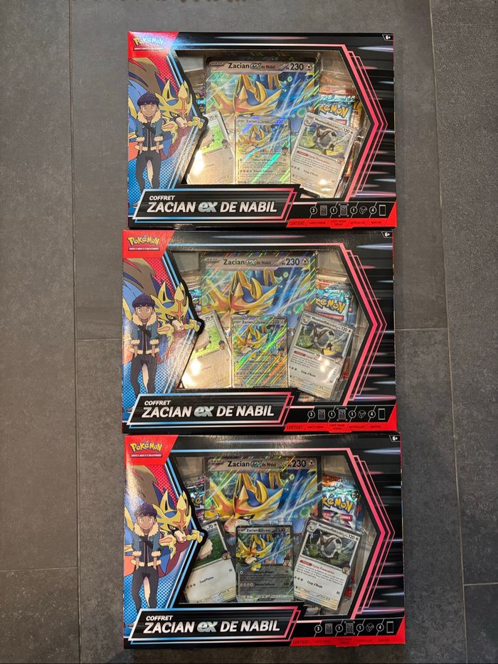 Coffret Zacian x3 - photo numéro 3