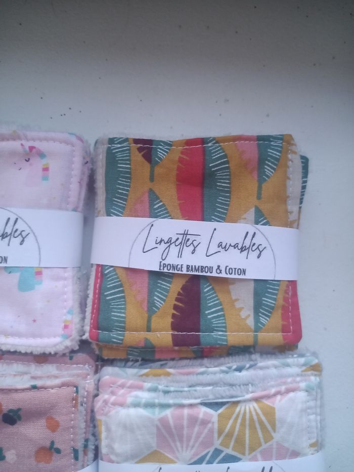 Lot de lingettes lavables - photo numéro 5