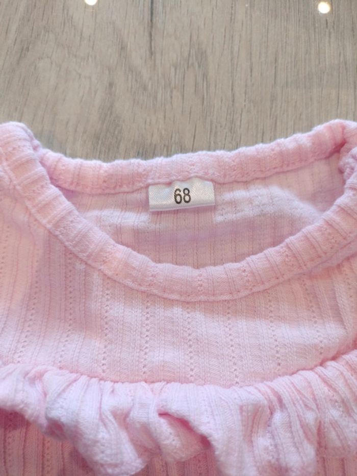 Body MC rose + culotte 6mois - photo numéro 4