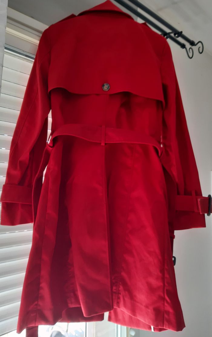 Trench rouge Comptoir des Cotonniers - photo numéro 3