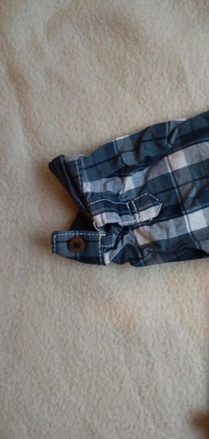 Chemise à carreaux bleu - photo numéro 4