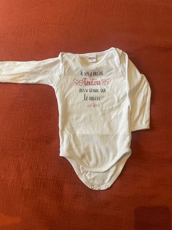 Body manche longue 12M