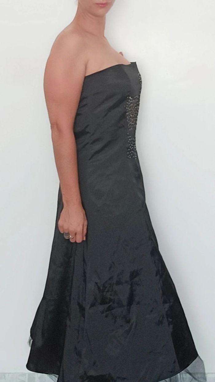 Robe cocktail bustier longue taille 44 - photo numéro 6