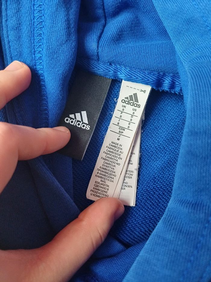 Sweat adidas bleu - photo numéro 3