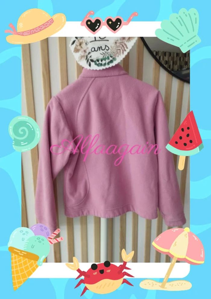 Polaire rose queshua 10ans - photo numéro 5