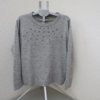 Pull gris perlé – Confort & élégance effortless😍