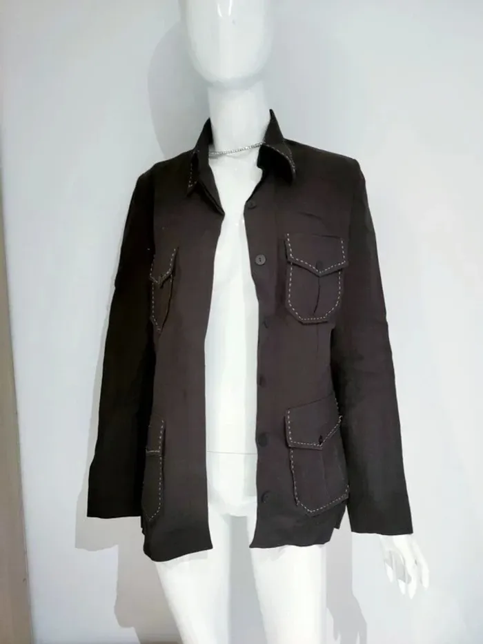 Veste légère marron neuve, Promod