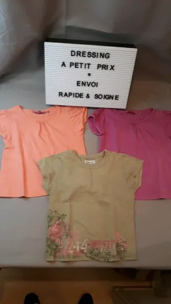 T shirt manche courte 4 ans