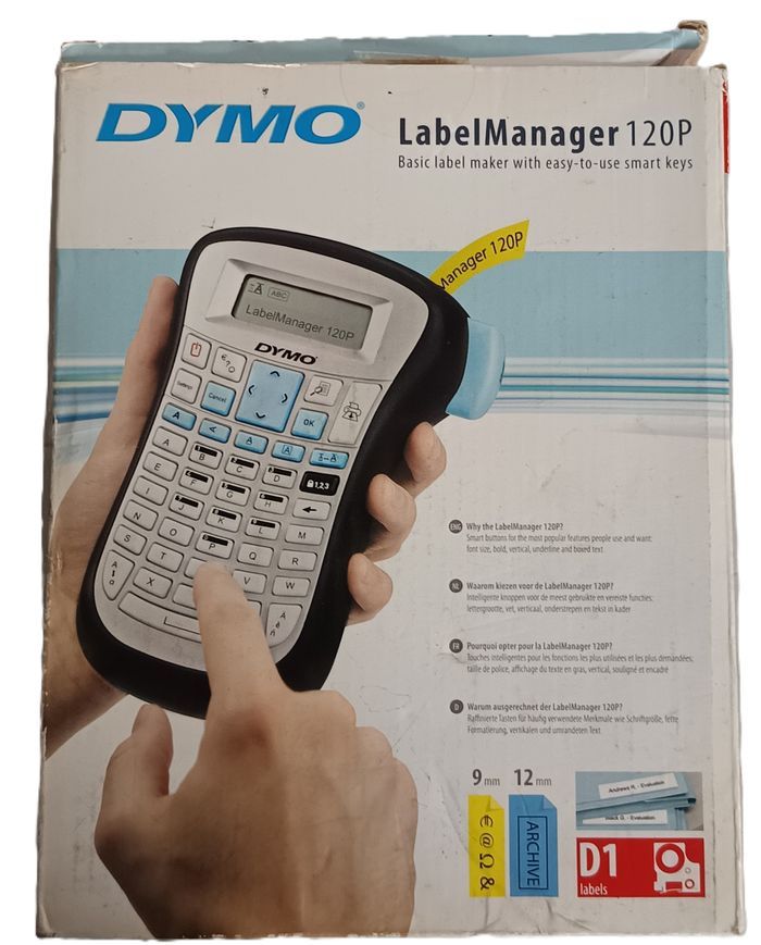 Dymo LabelMANAGER 120P Étiqueteuse électronique 180 ppp Clavier ABC - Notice - photo numéro 5