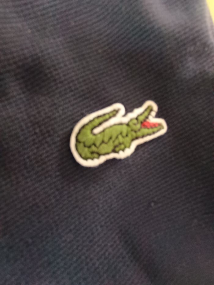 Polo Lacoste bleu marine taille S - photo numéro 4