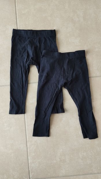 Lot de 2 leggings 24 mois