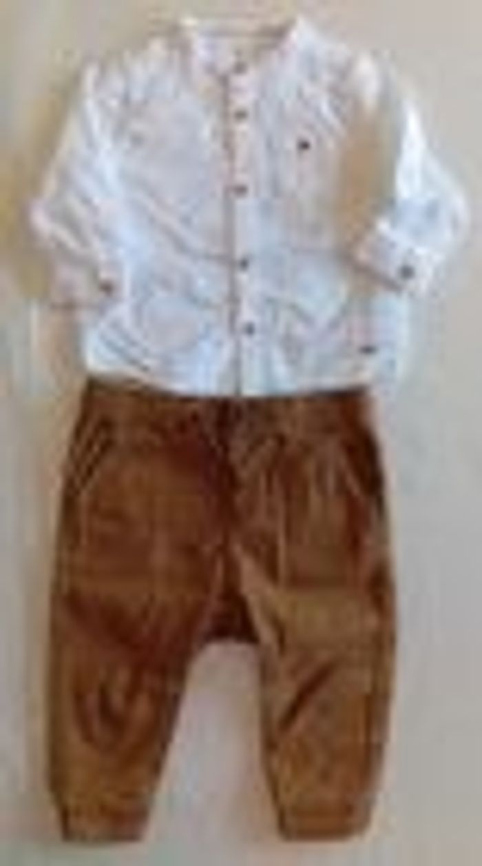 Ensemble chemise et pantalon garçon