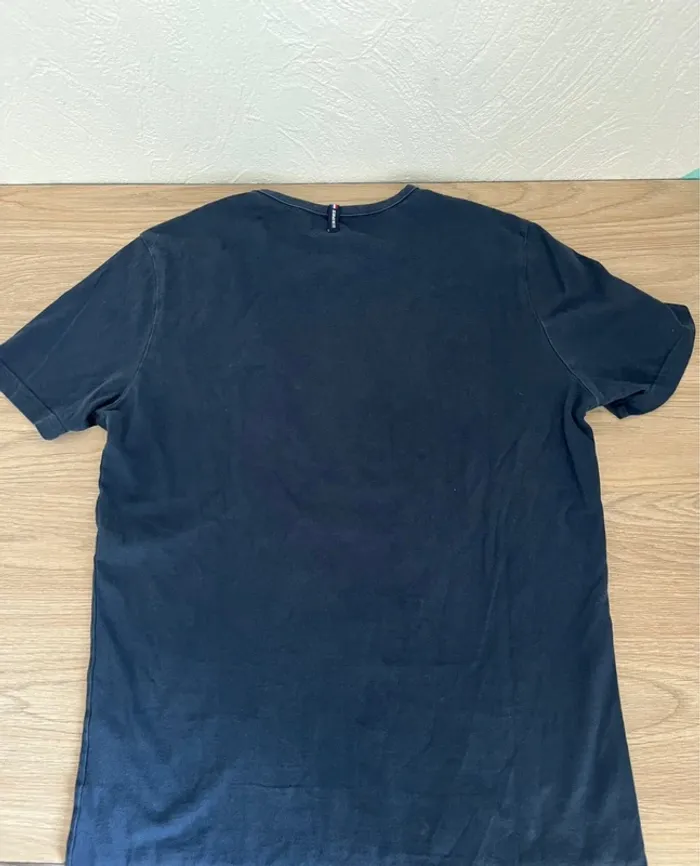 T-shirt bleu avec logo brodé original - photo numéro 4